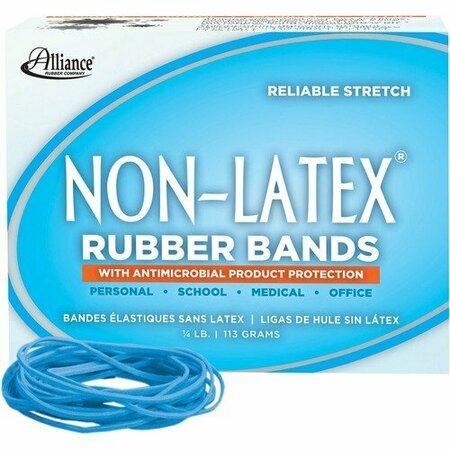 ALLIANCE RUBBER ANTIMICROBIAL RUBBER BANDS, 1/4LB, 3-1/2X1 ALL42199